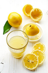 Image showing fresh lemon juice