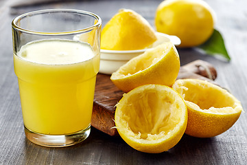 Image showing fresh lemon juice