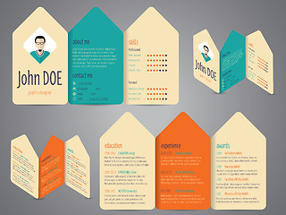 Image showing Flyer design cv resume template 