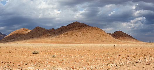 Image showing fantastic Namibia desert landscape