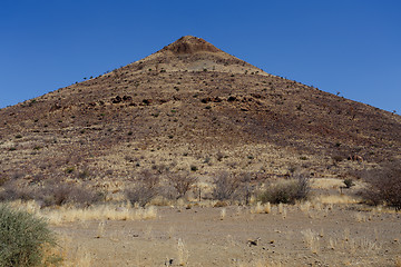 Image showing fantastic Namibia desert landscape