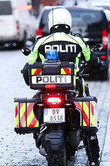 Image showing Motorbike Police