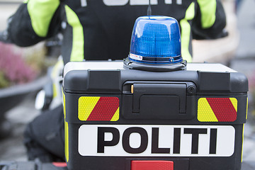 Image showing Motorbike Police