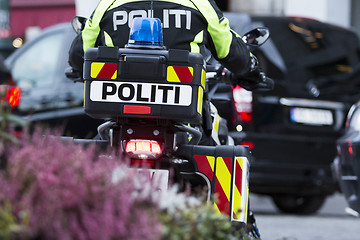 Image showing Motorbike Police