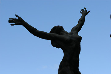 Image showing Statue in Bergen