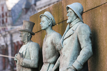 Image showing Statue in Bergen