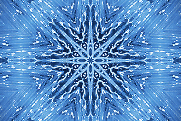 Image showing Blue abstract pattern