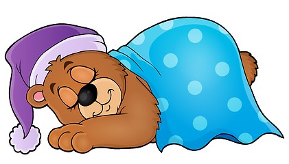 Image showing Sleeping bear theme image 1