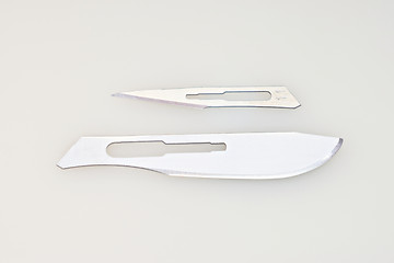 Image showing Surgical scalpel blades