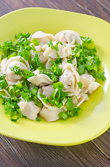 Image showing pelmeni