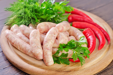 Image showing sausages