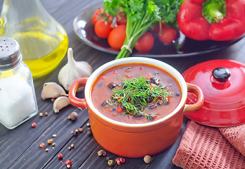 Image showing bean soup