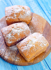 Image showing sweet keks with sugar
