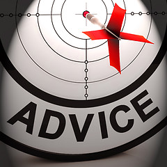 Image showing Advice Means Informed Help Assistance And Support