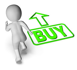 Image showing Buy And Running 3D Character Shows Buy Now Shop