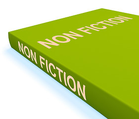 Image showing Non Fiction Book Shows Educational Text Or Facts