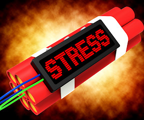 Image showing Stress On Dynamite Showing Pressure Of Work