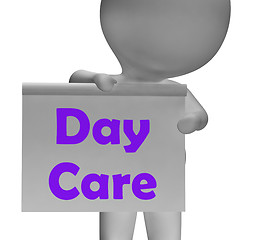 Image showing Day Care Sign Means Early Childhood Center