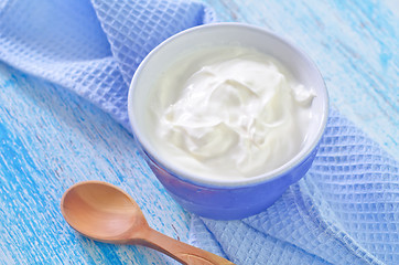 Image showing sour cream