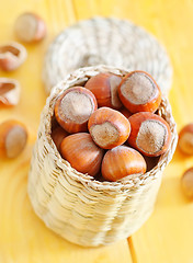 Image showing hazelnuts