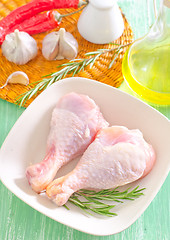 Image showing raw chicken legs