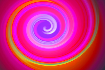 Image showing colorful spiral