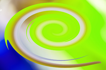 Image showing colorful spiral