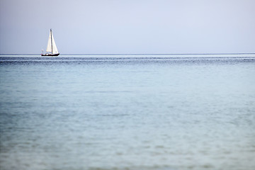 Image showing Sailing boat in the Baltic Sea