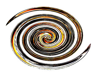 Image showing colorful spiral