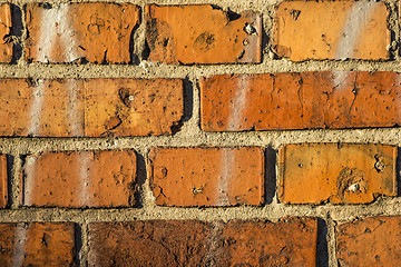 Image showing old brick wall of an house