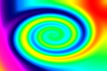 Image showing colorful spiral