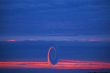 Image showing Sky during sunrise