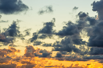 Image showing Sky during sunrise