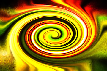 Image showing colorful spiral