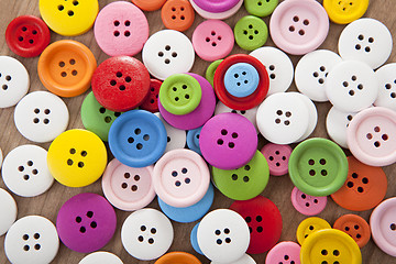 Image showing colorful buttons