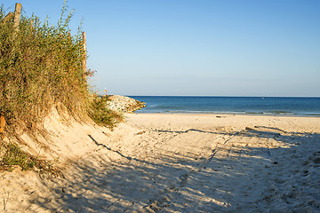 Image showing beach of Baltic Sea, Poland