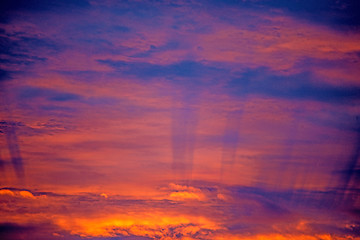 Image showing Sky during sunrise