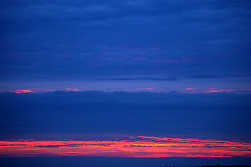 Image showing Sky during sunrise