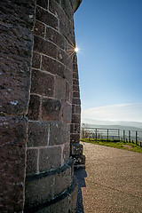 Image showing Church wall in back lighting