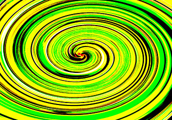 Image showing colorful spiral