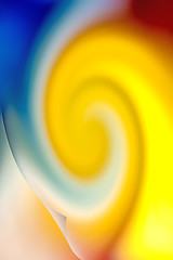 Image showing colorful spiral