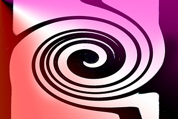 Image showing black spiral in a frame