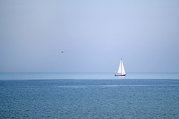 Image showing Sailing boat in the Baltic Sea