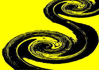 Image showing colorful spiral