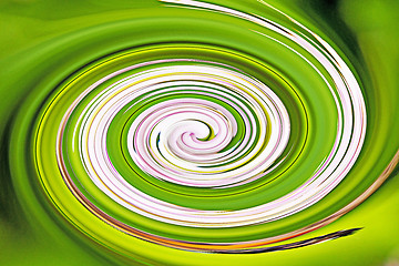 Image showing colorful spiral