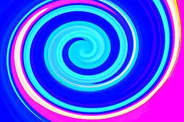 Image showing colorful spiral