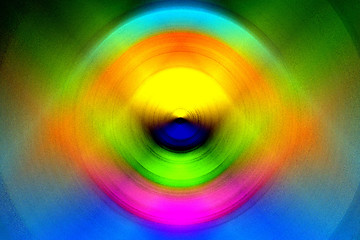 Image showing spinning, colorful circle