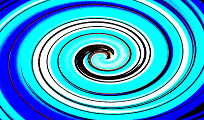 Image showing colorful spiral