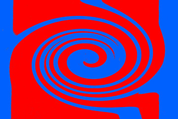 Image showing black spiral in a frame