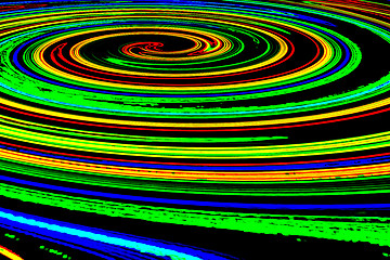 Image showing colorful spiral